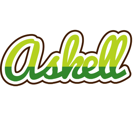 Askell golfing logo