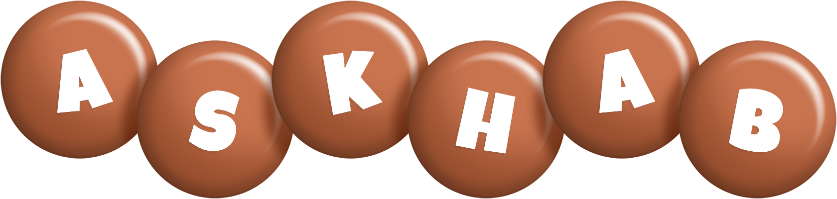 Askhab candy-brown logo