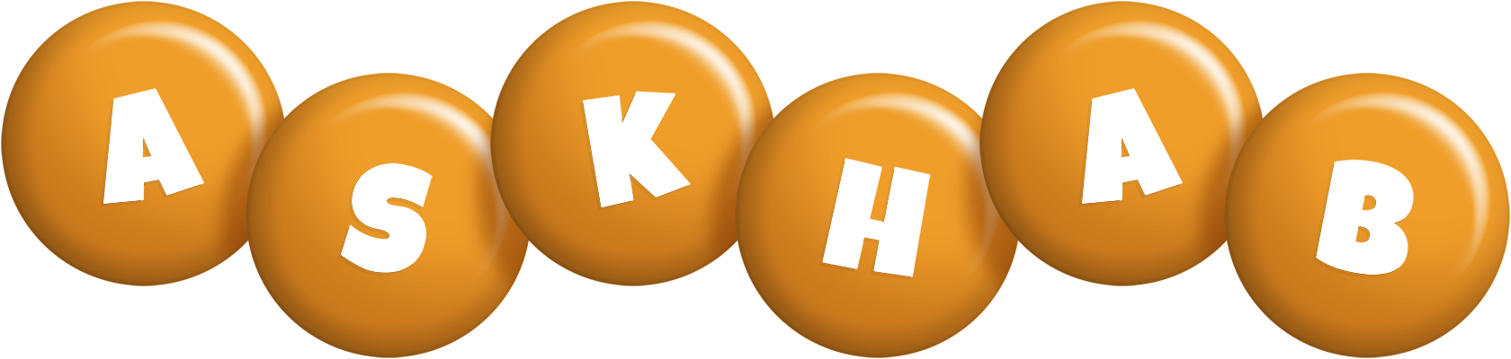 Askhab candy-orange logo