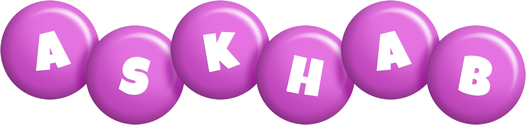 Askhab candy-purple logo