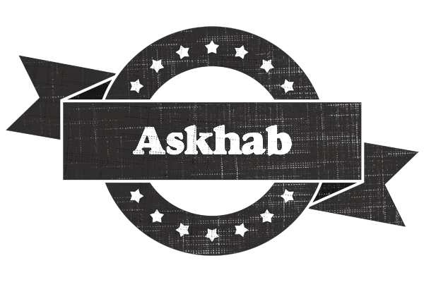 Askhab grunge logo