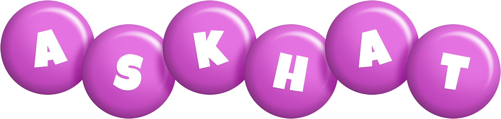 Askhat candy-purple logo