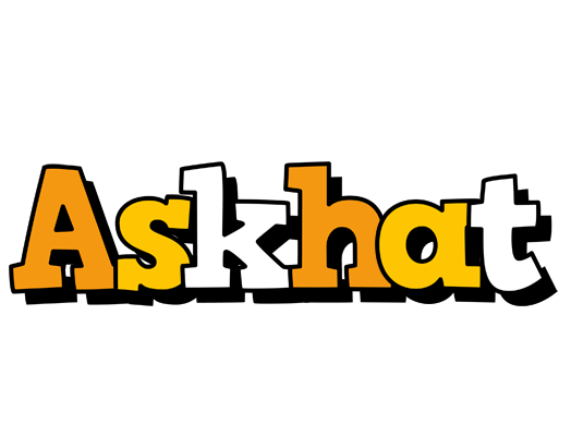 Askhat cartoon logo