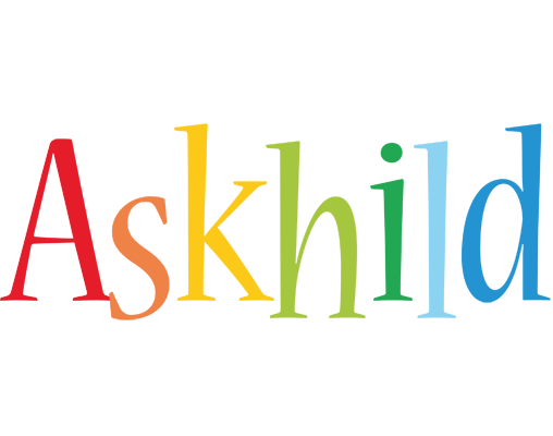 Askhild birthday logo