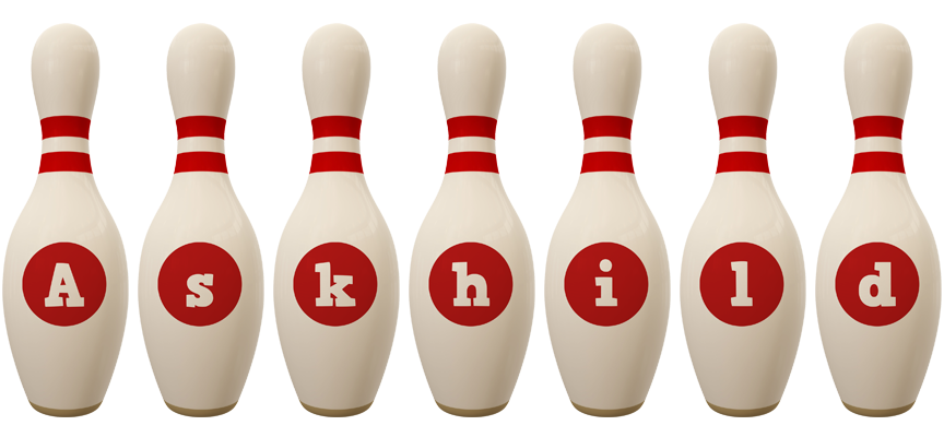 Askhild bowling-pin logo