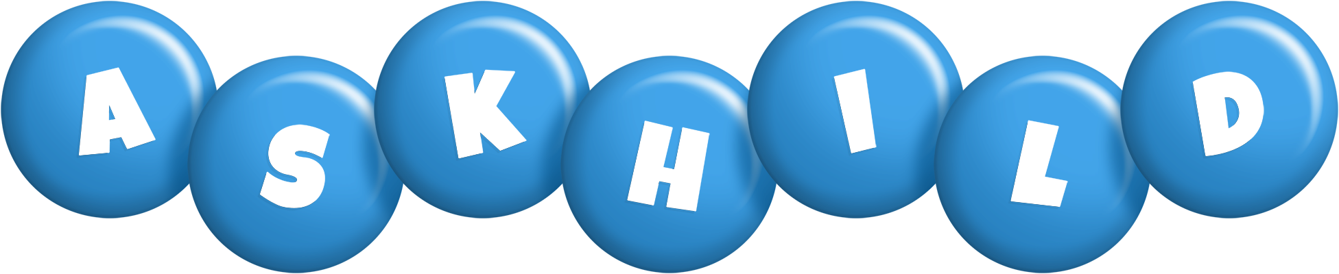 Askhild candy-blue logo