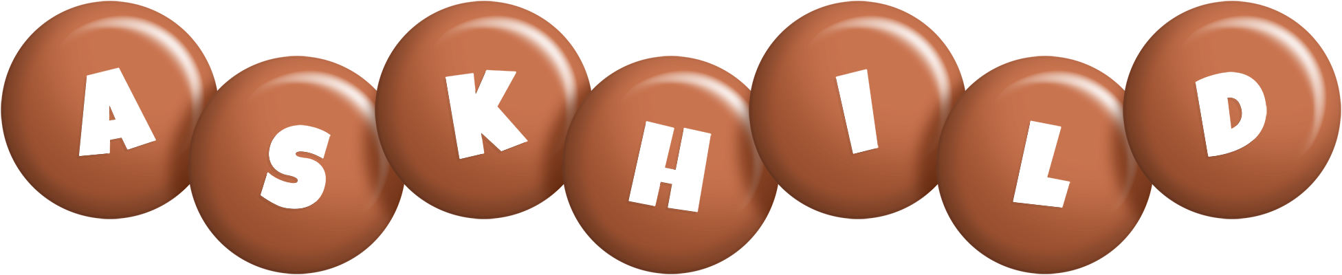 Askhild candy-brown logo
