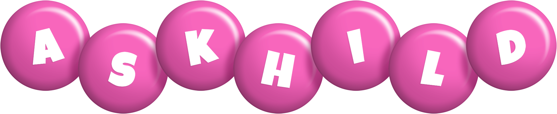 Askhild candy-pink logo
