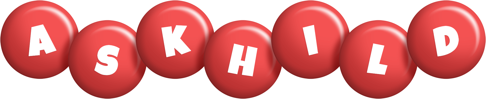 Askhild candy-red logo