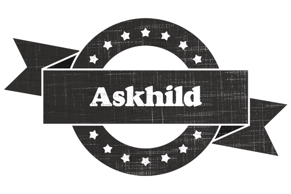 Askhild grunge logo