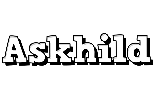 Askhild snowing logo