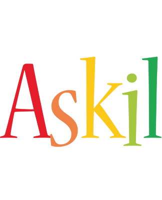 Askil birthday logo
