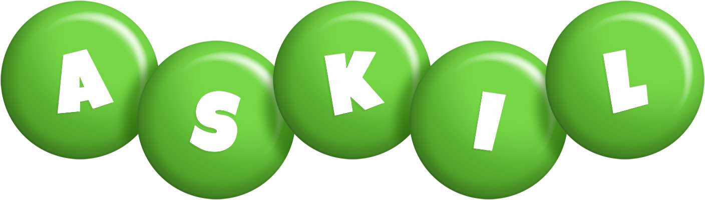Askil candy-green logo