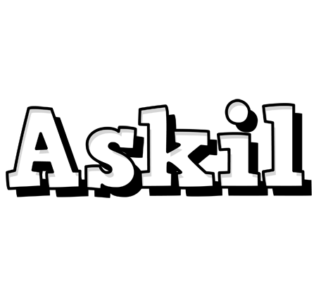 Askil snowing logo