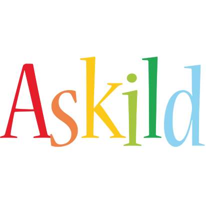 Askild birthday logo