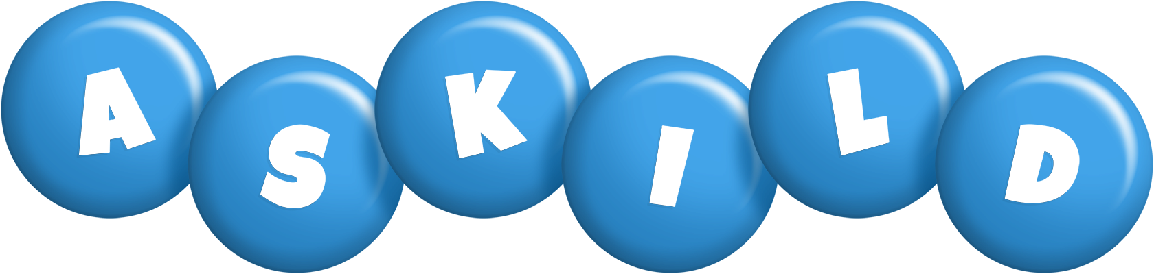 Askild candy-blue logo