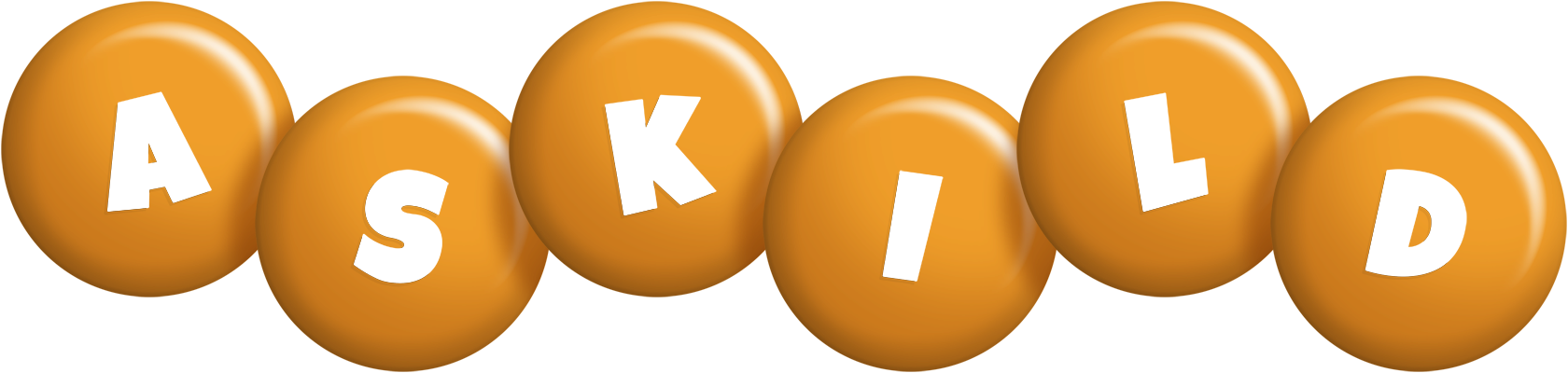 Askild candy-orange logo