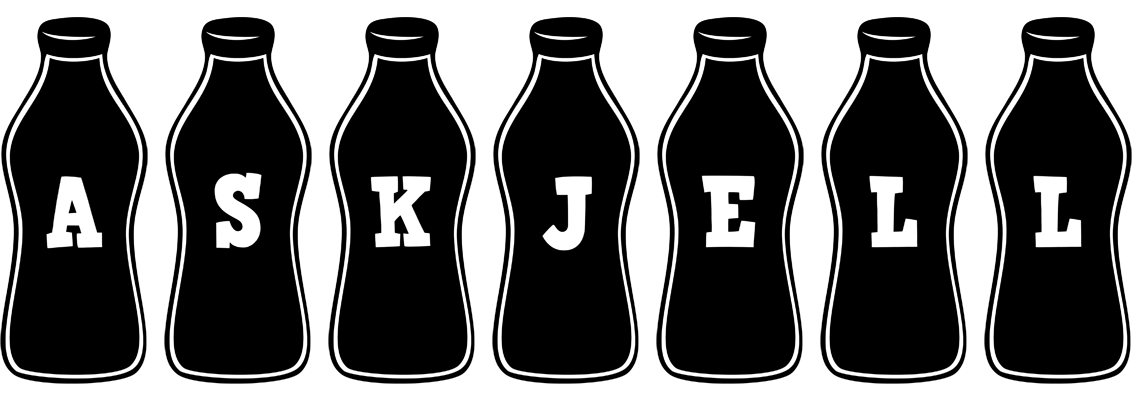 Askjell bottle logo
