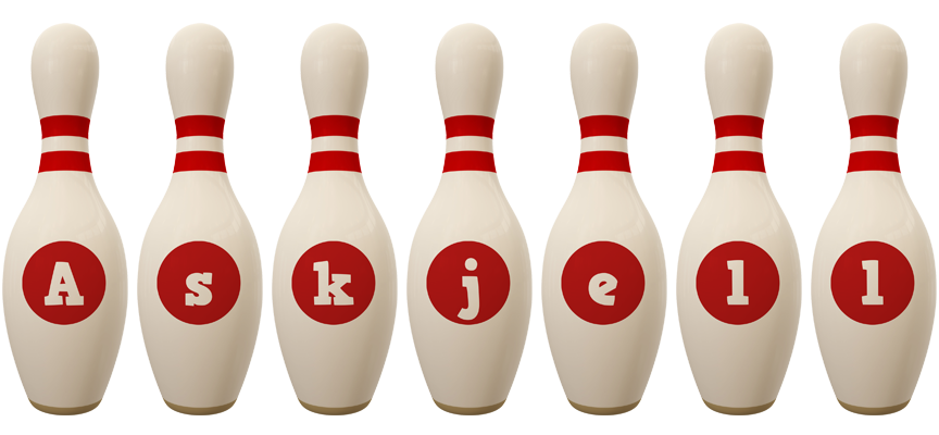 Askjell bowling-pin logo