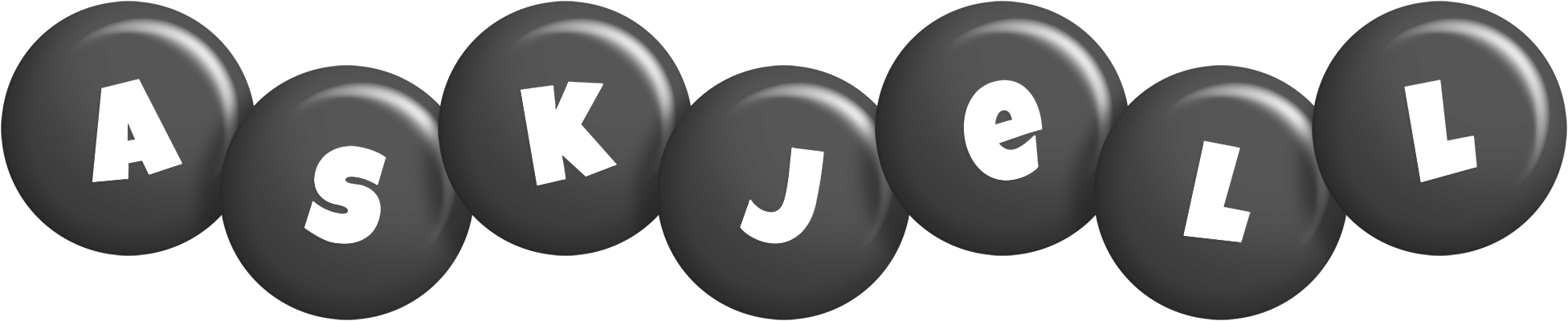 Askjell candy-black logo
