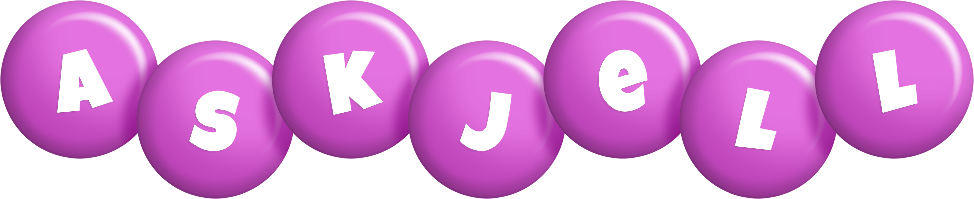 Askjell candy-purple logo