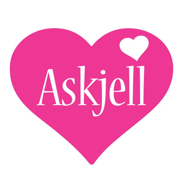 Askjell love-heart logo
