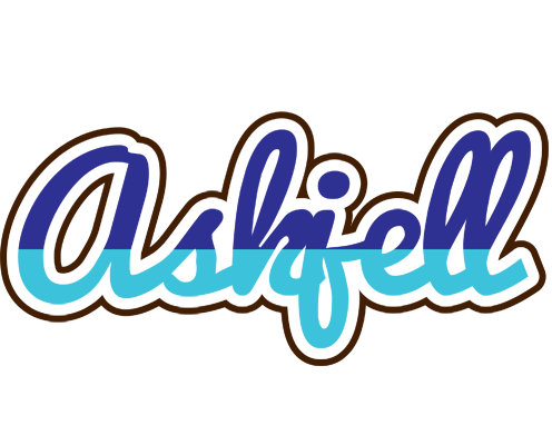 Askjell raining logo