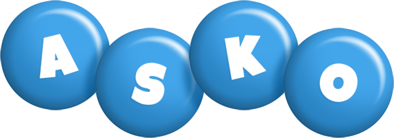 Asko candy-blue logo