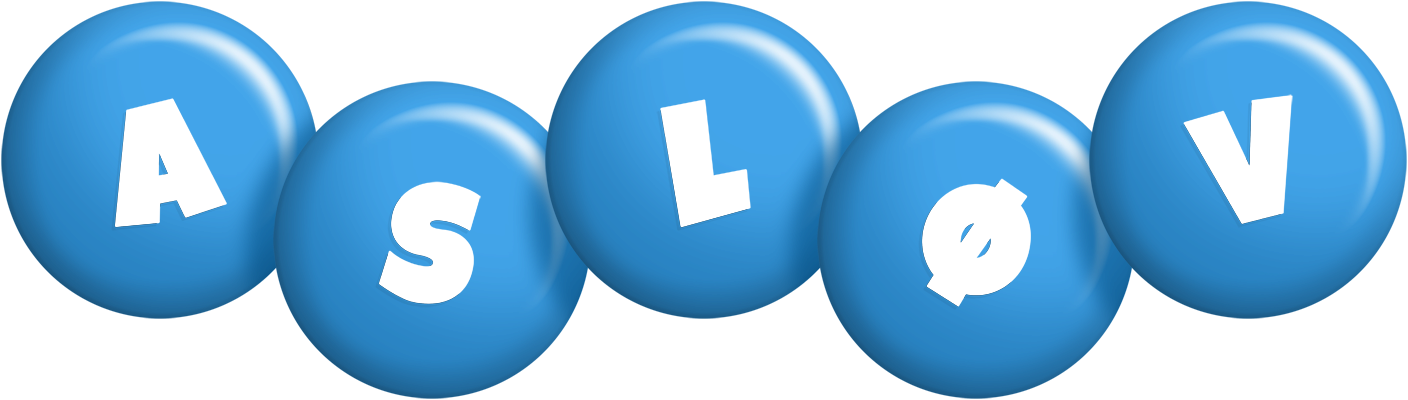 Asløv candy-blue logo
