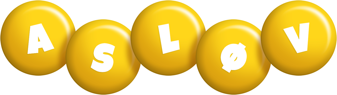 Asløv candy-yellow logo
