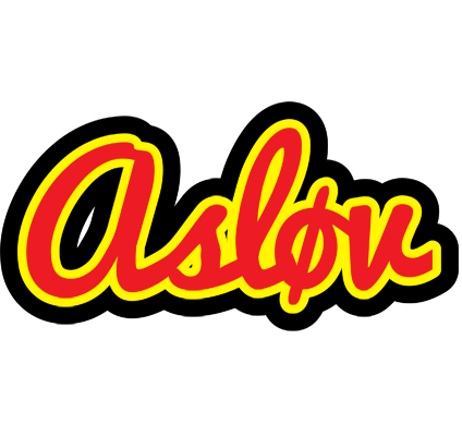 Asløv fireman logo
