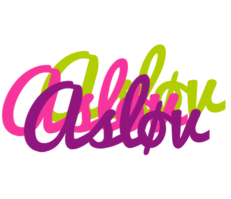 Asløv flowers logo