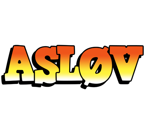 Asløv sunset logo
