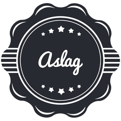 Aslag badge logo
