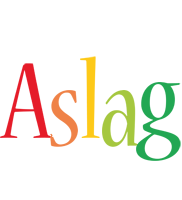 Aslag birthday logo