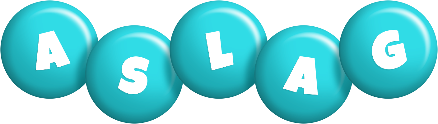 Aslag candy-azur logo