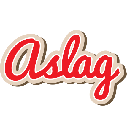 Aslag chocolate logo