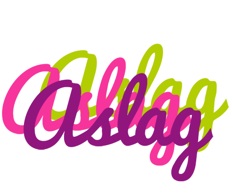 Aslag flowers logo