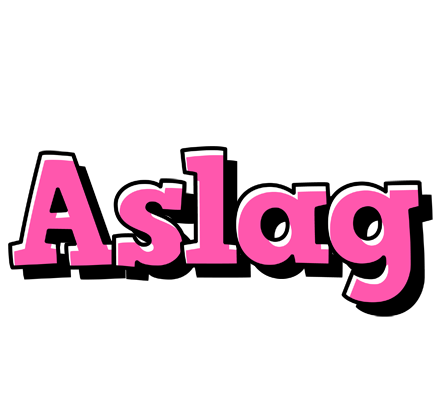 Aslag girlish logo