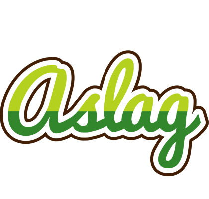 Aslag golfing logo