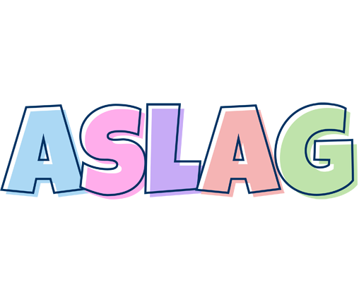 Aslag pastel logo
