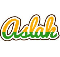Aslak banana logo