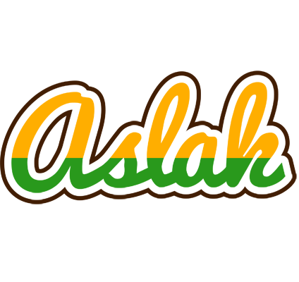 Aslak banana logo