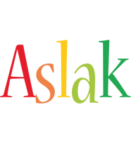 Aslak birthday logo