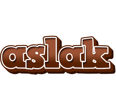 Aslak brownie logo