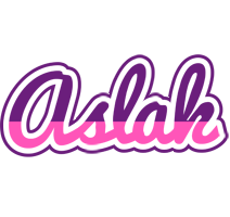 Aslak cheerful logo