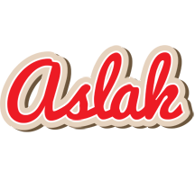 Aslak chocolate logo