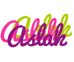 Aslak flowers logo