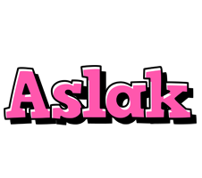 Aslak girlish logo