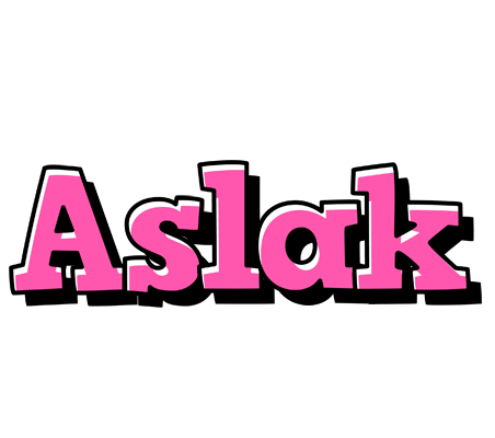 Aslak girlish logo